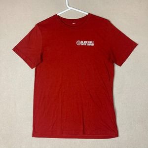 Black Rifle Coffee Company Shirt Adult Medium Red Short Sleeve Tee‎ Logo Mens